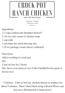 crock-pot-ranch-chicken easy dinner recipe