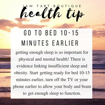 health tip sleep more