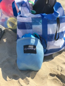best beach blanket compact with stakes lightweight zomake