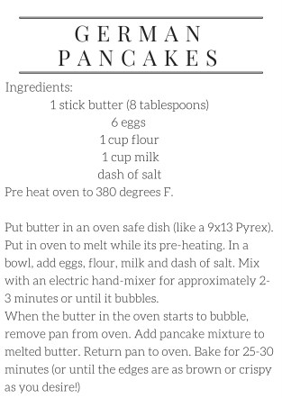 german pancakes recipe