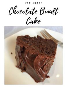 foolproof chocolate bundt cake easy recipe